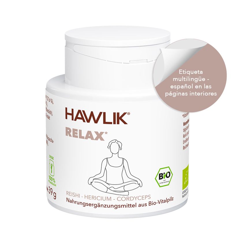 HAWLIK Relax Combinación de hongos vitales